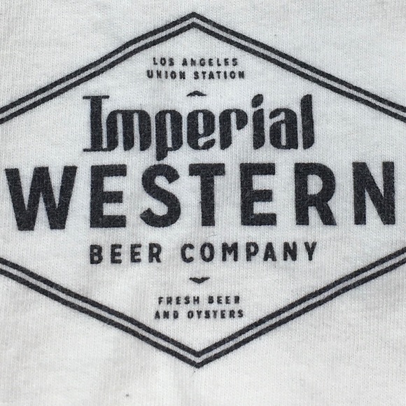 ➡️Imperial Western Beer Company Raglan Tee Size Large - Picture 3 of 7